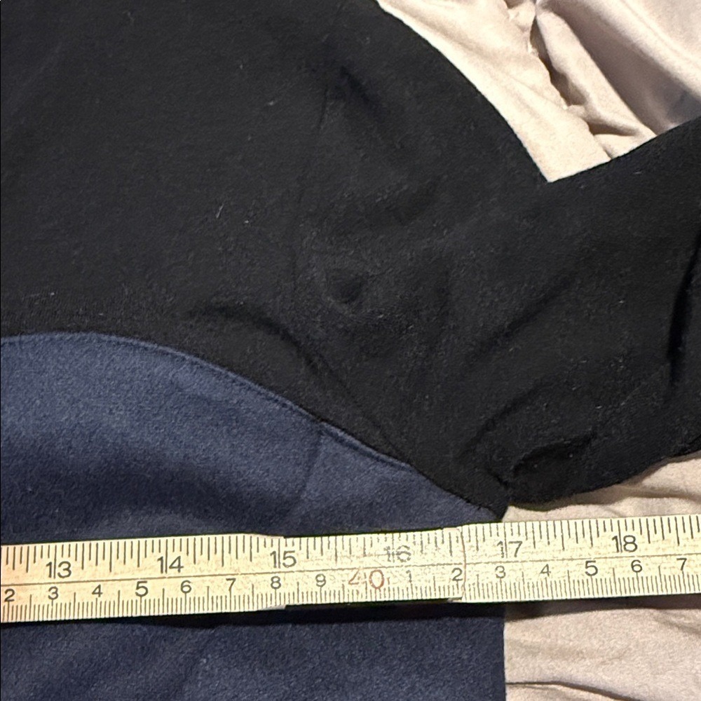 Laviniaturra Made in Italy Two Tone Long Sleeve Wool Sweetheart Dress SZ 12 NWT - Picture 11 of 12